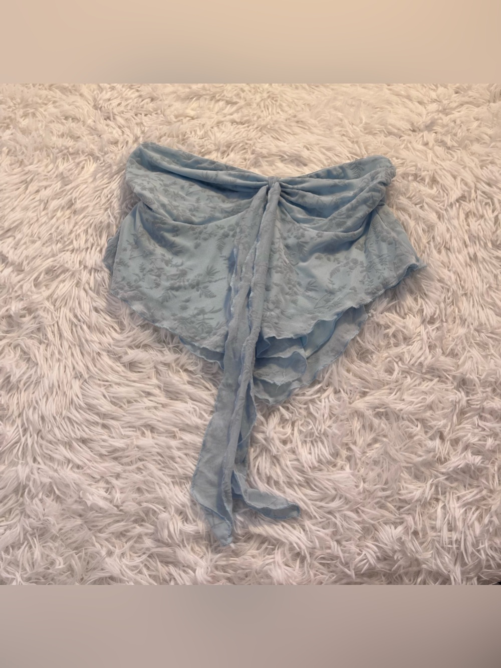 🍟 amazon blue tube top small